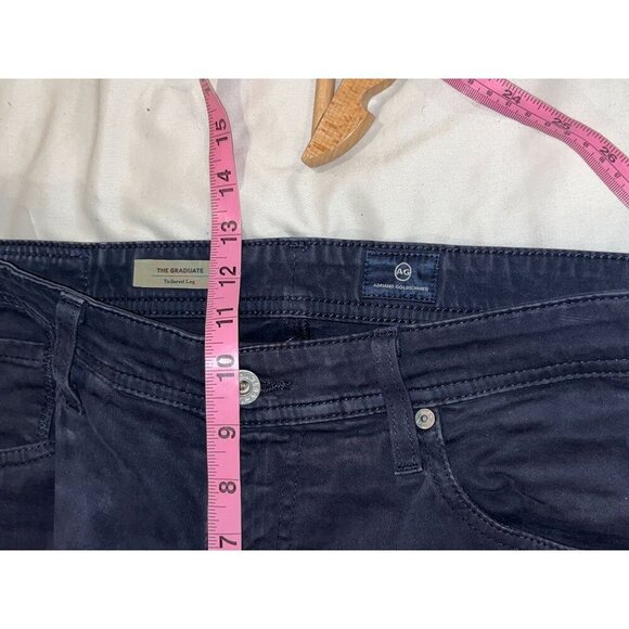 Adriano Goldschmied "The Graduate" Black Tailored Leg Jeans Men's Size 34×34 - Picture 8 of 11